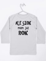 ale szok mam już rok koszulka z długim rękawem kolor szary 226 ale szok mam już rok koszulka z długim rękawem kolor szary 226