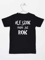 ale szok mam już rok koszulka z krótkim rękawem kolor czarny 226 ale szok mam już rok koszulka z krótkim rękawem kolor czarny 226