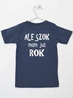 ale szok mam już rok koszulka z krótkim rękawem kolor granatowy 226 ale szok mam już rok koszulka z krótkim rękawem kolor granatowy 226