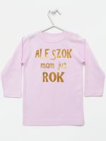 ale szok mam już rok nadruk złoty koszulka z długim rękawem kolor różowy 227 ale szok mam już rok nadruk złoty koszulka z długim rękawem kolor różowy 227