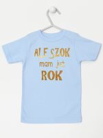ale szok mam już rok nadruk złoty koszulka z krótkim rękawem kolor błękitny 227 ale szok mam już rok nadruk złoty koszulka z krótkim rękawem kolor błękitny 227