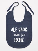 ale szok mam już rok śliniak niemowlęcy kolor granatowy 226 ale szok mam już rok śliniak niemowlęcy kolor granatowy 226