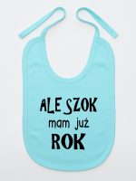 ale szok mam już rok śliniak niemowlęcy kolor miętowy 226 ale szok mam już rok śliniak niemowlęcy kolor miętowy 226