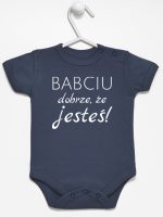 babciu dobrze że jesteś body z krótkim rękawem kolor granatowy 178 babciu dobrze że jesteś body z krótkim rękawem kolor granatowy 178