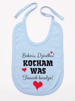 babciu dziadku kocham was tak bardzo śliniak niemowlęcy kolor błękitny 241 babciu dziadku kocham was tak bardzo śliniak niemowlęcy kolor błękitny 241