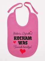 babciu dziadku kocham was tak bardzo śliniak niemowlęcy kolor ciemny różowy 241 babciu dziadku kocham was tak bardzo śliniak niemowlęcy kolor ciemny różowy 241