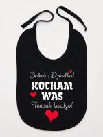 babciu dziadku kocham was tak bardzo śliniak niemowlęcy kolor czarny 241 babciu dziadku kocham was tak bardzo śliniak niemowlęcy kolor czarny 241