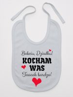 babciu dziadku kocham was tak bardzo śliniak niemowlęcy kolor szary 241 babciu dziadku kocham was tak bardzo śliniak niemowlęcy kolor szary 241