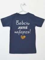 babciu jesteś najlepsza koszulka z krótkim rękawem kolor granatowy 177