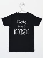 będę mieć braciszka koszulka z krótkim rękawem kolor czarny 192 będę mieć braciszka koszulka z krótkim rękawem kolor czarny 192
