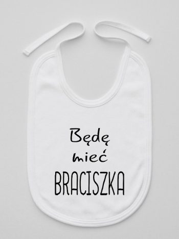 będę mieć braciszka śliniak niemowlęcy kolor biały 192