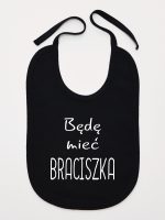będę mieć braciszka śliniak niemowlęcy kolor czarny 192