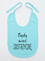 będę mieć siostrzyczkę śliniak niemowlęcy kolor miętowy 193