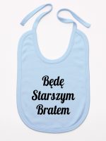 będę starszym bratem śliniak niemowlęcy kolor błękitny 170