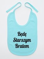będę starszym bratem śliniak niemowlęcy kolor miętowy 170