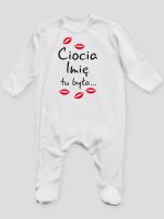 ciocia tu była z całusami pajacyk śpioszek ze stópkami 185