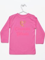 cóerczka tatusia z sercem koszulka z długim rękawem kolor ciemny różowy 245 cóerczka tatusia z sercem koszulka z długim rękawem kolor ciemny różowy 245