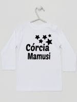 córcia mamusi z gwiazdkami koszulka z długim rękawem kolor biały 072