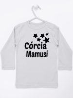 córcia mamusi z gwiazdkami koszulka z długim rękawem kolor szary 072