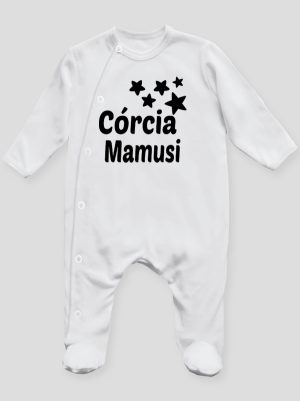 córcia mamusi z gwiazdkami pajacyk śpioszek ze stópkami 072