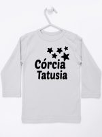 córcia tatusia z gwiazdkami koszulka z długim rękawem kolor szary 078