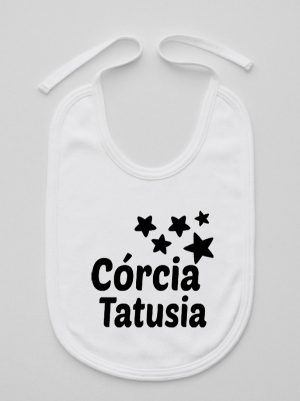 córcia tatusia z gwiazdkami śliniak niemowlęcy kolor biały 078