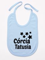 córcia tatusia z gwiazdkami śliniak niemowlęcy kolor błękitny 078