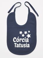 córcia tatusia z gwiazdkami śliniak niemowlęcy kolor granatowy 078