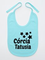 córcia tatusia z gwiazdkami śliniak niemowlęcy kolor miętowy 078