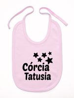 córcia tatusia z gwiazdkami śliniak niemowlęcy kolor różowy 078