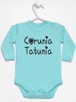 córunia tatunia body z długim rękawem kolor miętowy 040