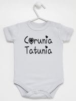 córunia tatunia body z krótkim rękawem kolor szary 040