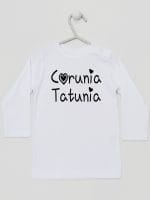 córunia tatunia koszulka z długim rękawem kolor biały 040