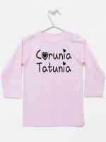 córunia tatunia koszulka z długim rękawem kolor różowy 040