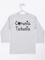 córunia tatunia koszulka z długim rękawem kolor szary 040