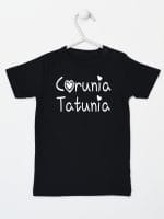 córunia tatunia koszulka z krótkim rękawem kolor czarny 040