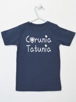 córunia tatunia koszulka z krótkim rękawem kolor granatowy 040