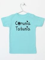 córunia tatunia koszulka z krótkim rękawem kolor miętowy 040
