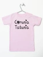 córunia tatunia koszulka z krótkim rękawem kolor różowy 040