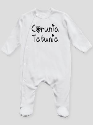 córunia tatunia pajacyk śpioszek ze stópkami 040