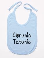 córunia tatunia śliniak niemowlęcy kolor błękitny 040