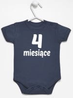 cztery miesiące body z krótkim rękawem kolor granatowy 016