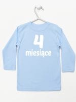 cztery miesiące koszulka z długim rękawem kolor błękitny 016