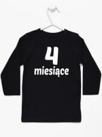 cztery miesiące koszulka z długim rękawem kolor czarny 016