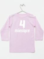 cztery miesiące koszulka z długim rękawem kolor różowy 016