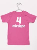 cztery miesiące koszulka z krótkim rękawem kolor ciemny różowy 016