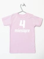 cztery miesiące koszulka z krótkim rękawem kolor różowy 016