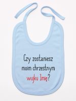 czy zostaniesz m0im chrzestnym z imieniem śliniak niemowlęcy kolor błękitny 093 czy zostaniesz m0im chrzestnym z imieniem śliniak niemowlęcy kolor błękitny 093