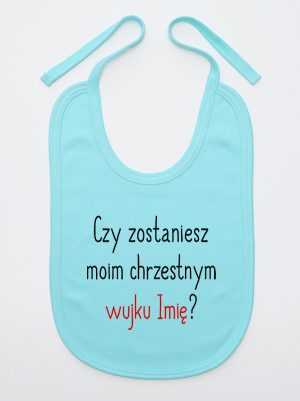 czy zostaniesz m0im chrzestnym z imieniem śliniak niemowlęcy kolor miętowy 093