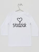 dla słodziaka koszulka z długim rękawem kolor biały 076